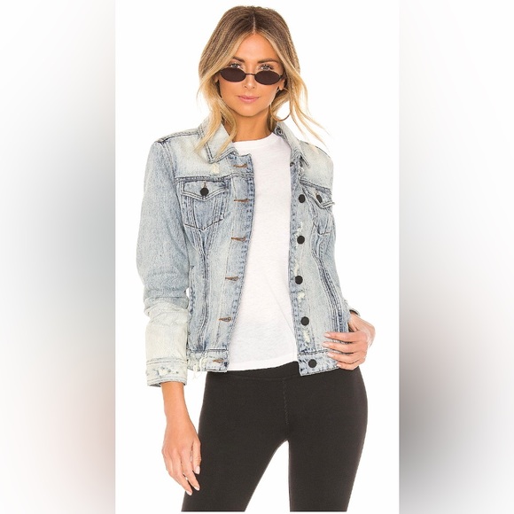 Blank NYC Destruct Denim Jacket NEW - Picture 3 of 12